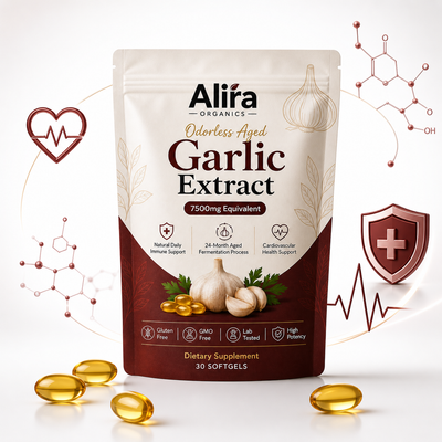 Aged Garlic Extract - 7500mg Odorless Softgels