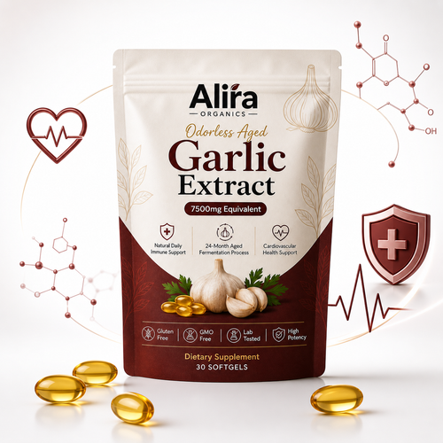 Aged Garlic Extract - 7500mg Odorless Softgels