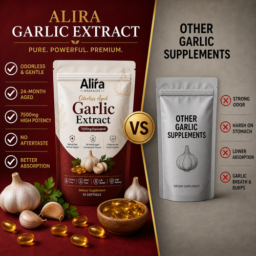 Aged Garlic Extract - 7500mg Odorless Softgels