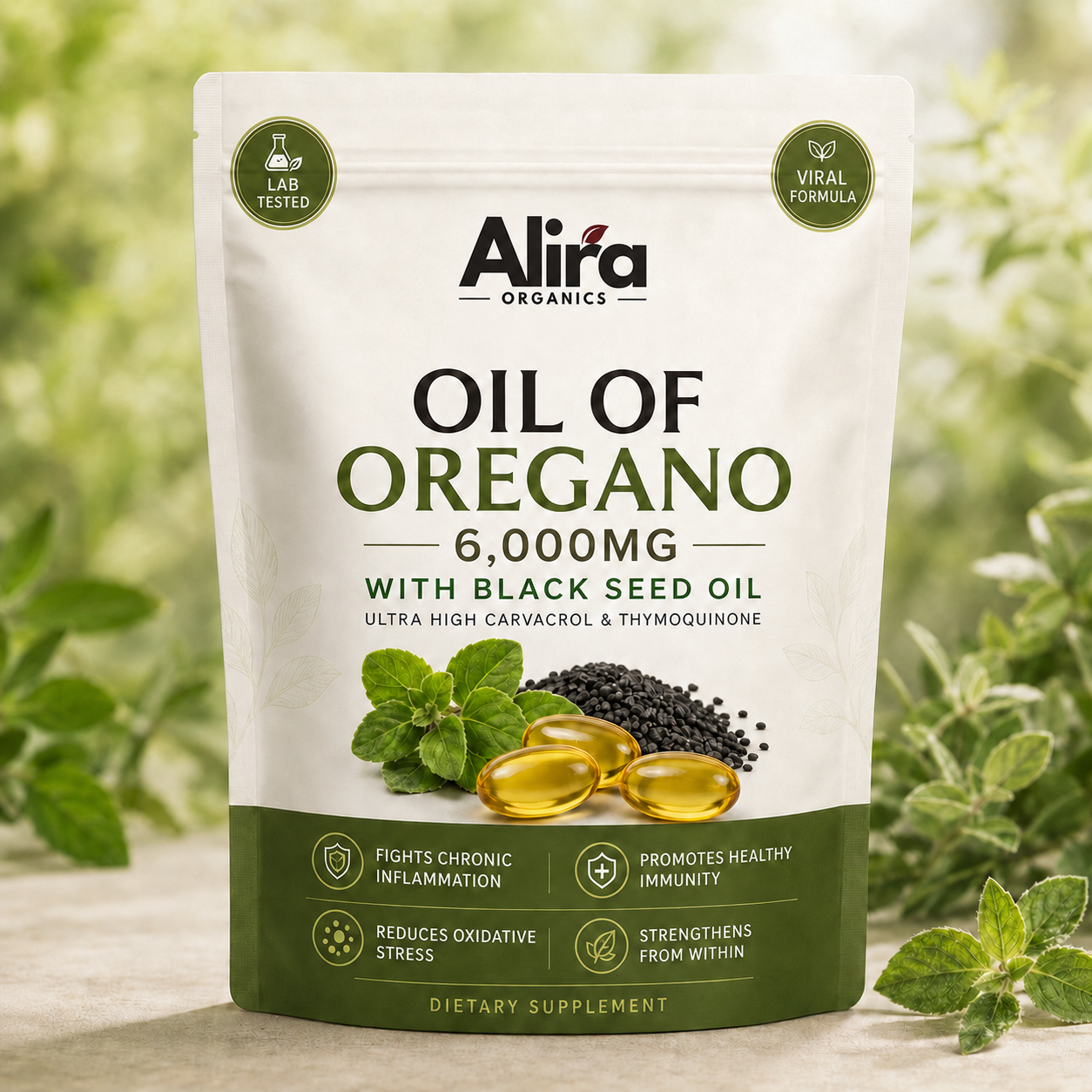 Alira OREGANO & BLACK SEED OIL