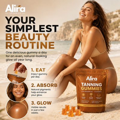 Natural Golden Tan Gummies