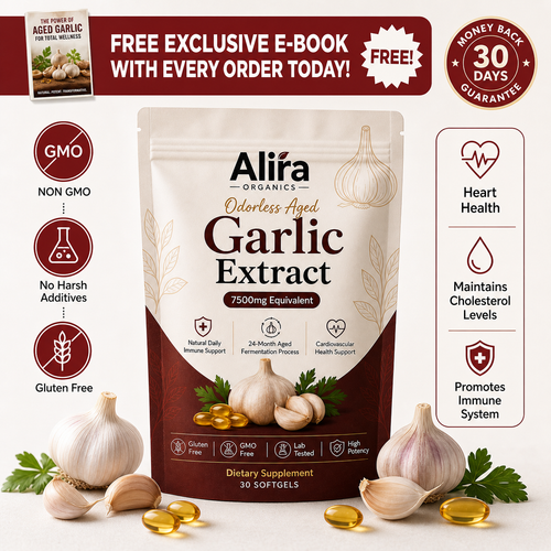 Aged Garlic Extract - 7500mg Odorless Softgels