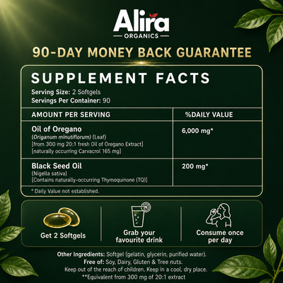 Alira OREGANO & BLACK SEED OIL