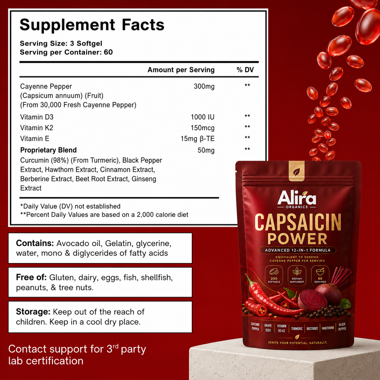 Cayenne Pepper Softgels