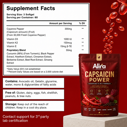 Cayenne Pepper Softgels