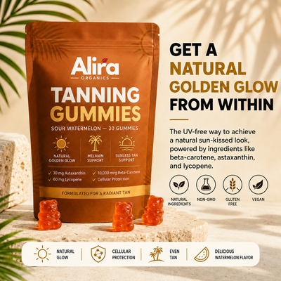 Natural Golden Tan Gummies