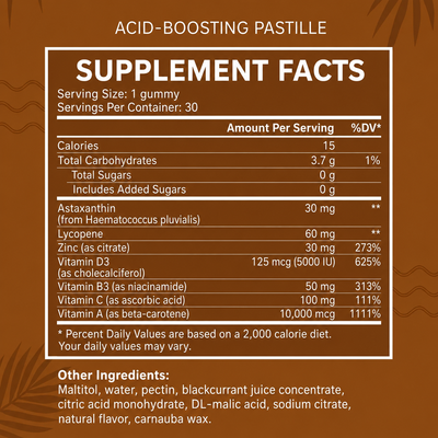 Natural Golden Tan Gummies