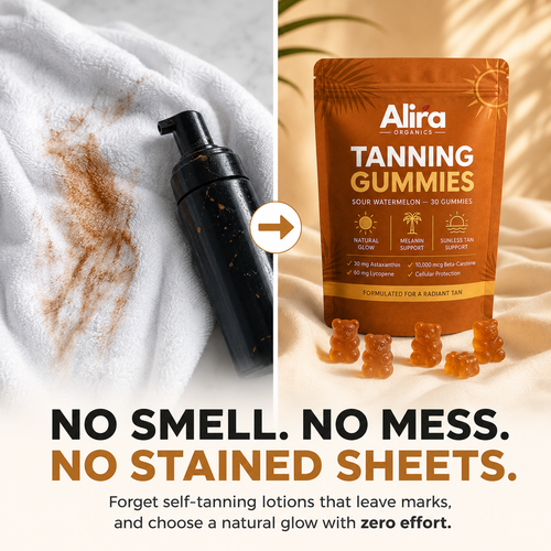 Natural Golden Tan Gummies